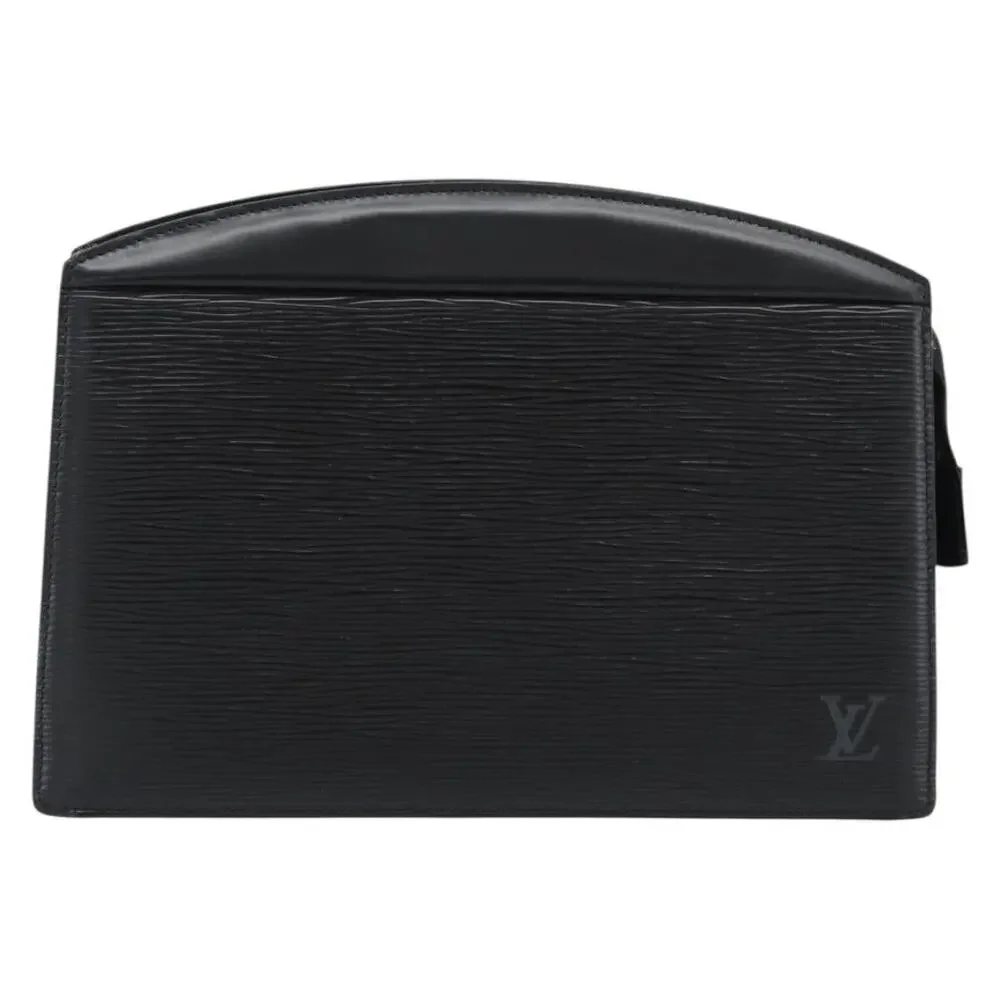 Louis Vuitton Epi Trousse Crete Pouch Black